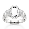 Thumbnail Image 1 of J'Lure Oval Portrait-Cut Lab-Grown Diamond Engagement Ring 2-3/8 ct tw 18K White Gold