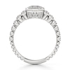 Thumbnail Image 2 of J'Lure Oval Portrait-Cut Lab-Grown Diamond Engagement Ring 2-3/8 ct tw 18K White Gold