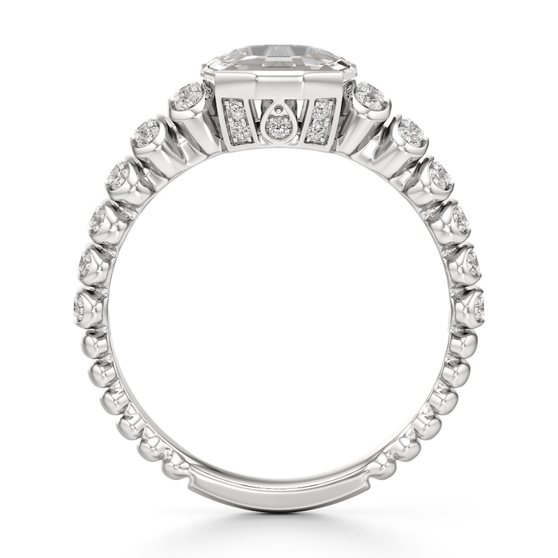 Main Image 2 of J'Lure Oval Portrait-Cut Lab-Grown Diamond Engagement Ring 2-3/8 ct tw 18K White Gold