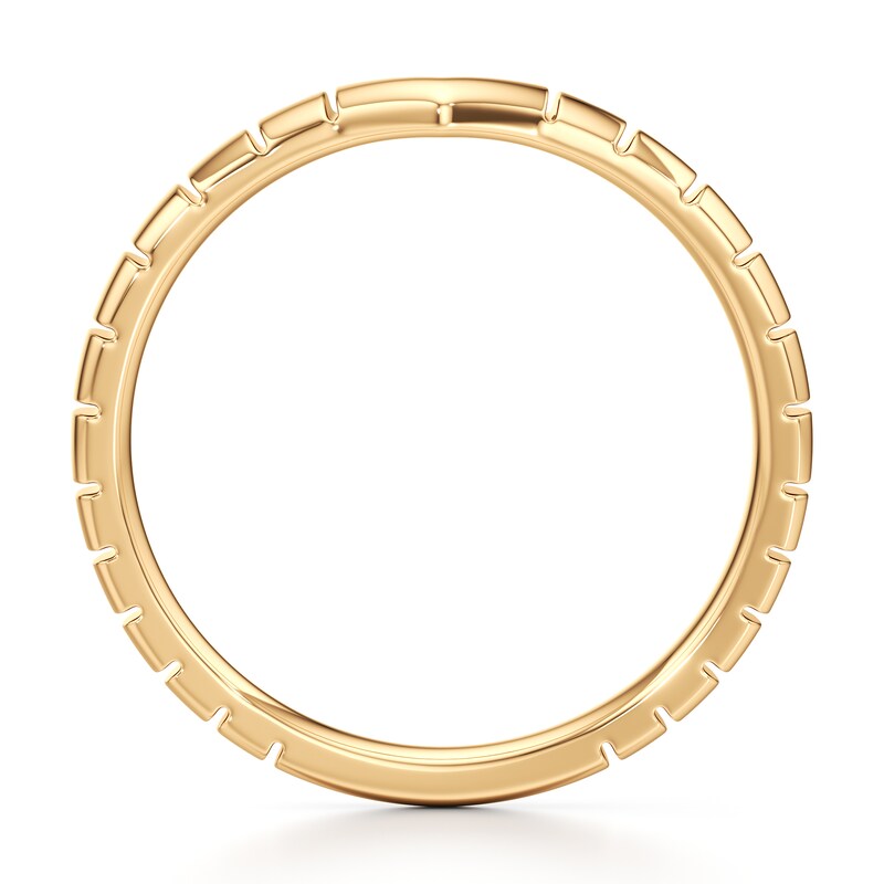 Main Image 2 of J'Lure Contour Wedding Band 18K Yellow Gold