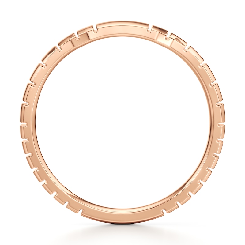 Main Image 2 of J'Lure Contour Wedding Band 18K Rose Gold