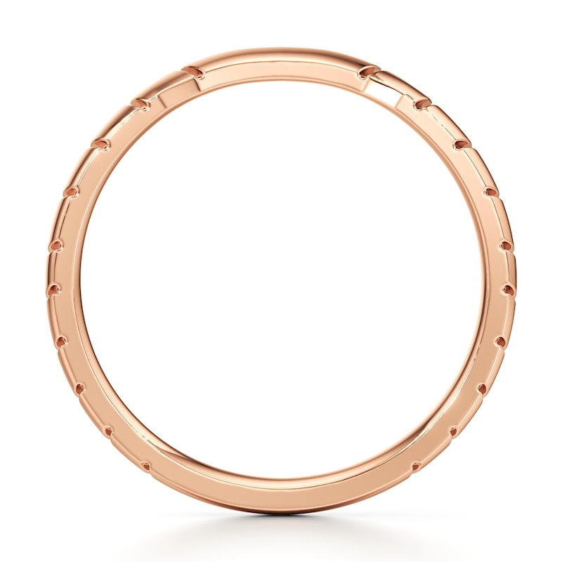Main Image 2 of J'Lure Contour Wedding Band 18K Rose Gold