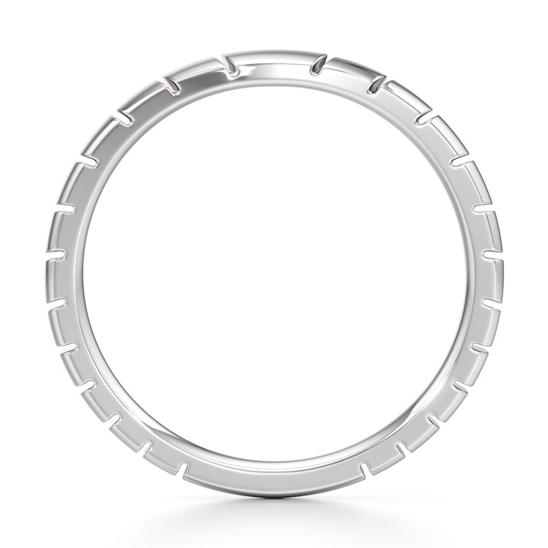 Main Image 2 of J'Lure Contour Wedding Band 18K White Gold