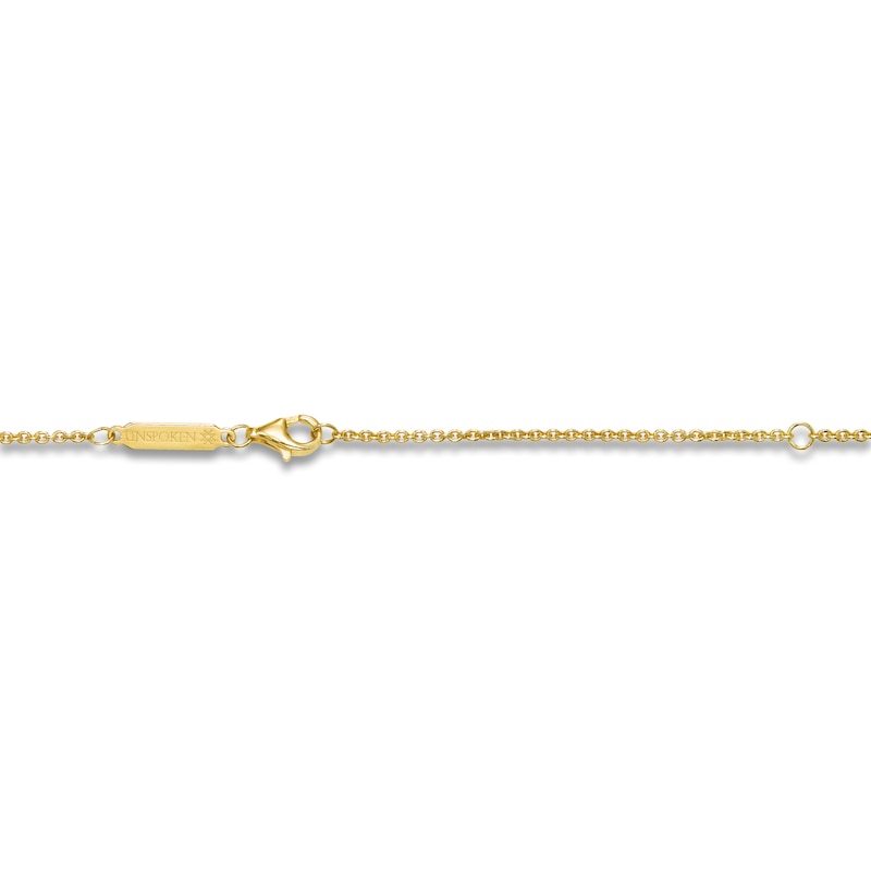 Main Image 3 of Unspoken Diamond Solitaire Necklace 2 ct tw 14K Yellow Gold 18" (I1/I)
