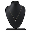 Thumbnail Image 5 of Lab-Grown Diamond Graduated Three-Stone Drop Necklace 1/2 ct tw 14K Yellow Gold 18"