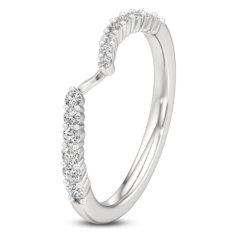 Main Image 2 of J'Lure Lab-Grown Diamond Wedding Band 1/4 ct tw 18K White Gold
