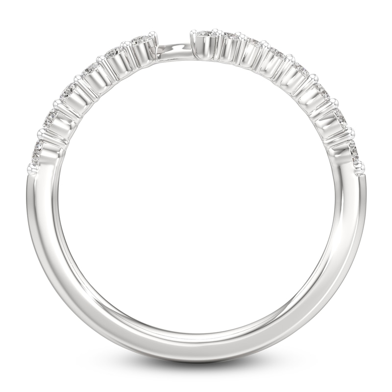 Main Image 4 of J'Lure Lab-Grown Diamond Wedding Band 1/4 ct tw 18K White Gold