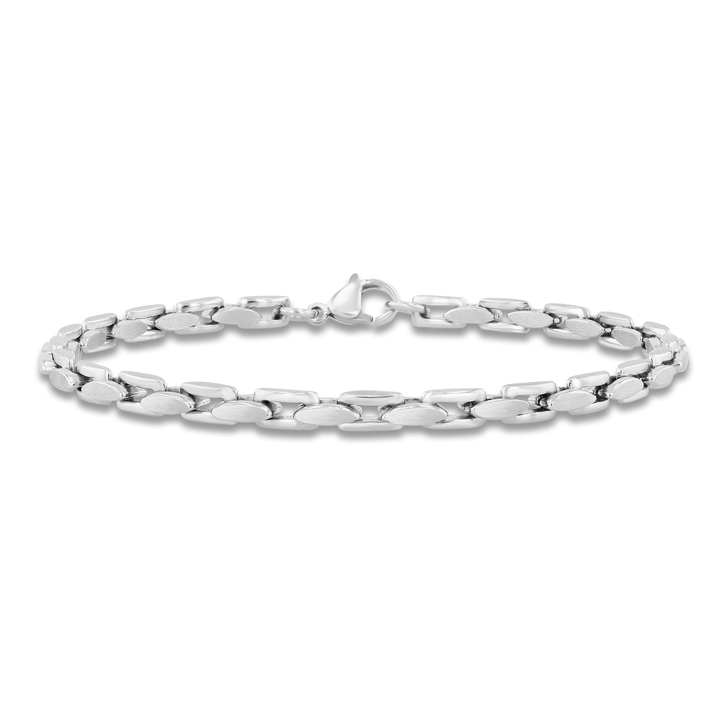 Main Image 1 of Men's Link Bracelet Stainless Steel 8.5"