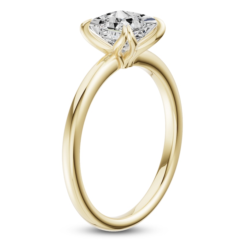 Main Image 2 of Princess-Cut Diamond Solitaire Engagement Ring 1-1/2 ct tw 14K Yellow Gold (I2/I)