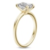 Thumbnail Image 2 of Certified Emerald-Cut Diamond Solitaire Engagement Ring 2 ct tw 14K Yellow Gold (I1/I)