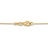 Thumbnail Image 4 of Italia D'Oro Colori Costa White Enamel Teardrop Necklace 14K Yellow Gold 18"