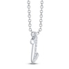 Thumbnail Image 2 of Shy Creation Diamond Letter Z Pavé Necklace 1/15 ct tw 14K White Gold 18" SC55028331-Z