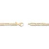 Thumbnail Image 2 of Italia D'Oro Stampato Paperclip Chain Bracelet 6mm Hollow 14K Yellow Gold 7.25"