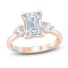 Thumbnail Image 1 of Pnina Tornai Emerald-Cut Lab-Grown Diamond Three-Stone Engagement Ring 2-5/8 ct tw 14K Rose Gold