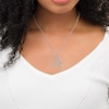 Thumbnail Image 5 of Initial & Name Necklace 14K White Gold 18"