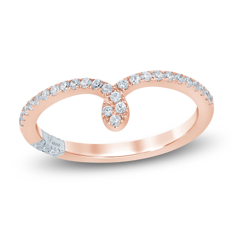 Main Image 1 of Pnina Tornai Diamond Loop Anniversary Band 1/4 ct tw 14K Rose Gold