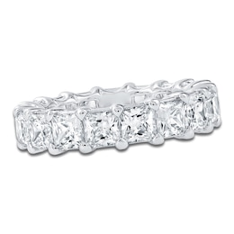 Certified Princess-Cut Diamond Eternity Band 6-3/4 to 8-5/8 ct tw Platinum
