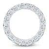 Thumbnail Image 2 of Certified Princess-Cut Diamond Eternity Band 6-3/4 to 8-5/8 ct tw Platinum