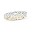 Thumbnail Image 1 of Oval-Cut Lab-Grown Diamond Eternity Band 3 to 4 ct tw 14K Yellow Gold
