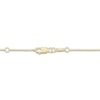 Thumbnail Image 2 of Jared Signature Marquise-Cut Lab-Grown Diamond Dangle Station Necklace 1 ct tw 14K Yellow Gold 18"