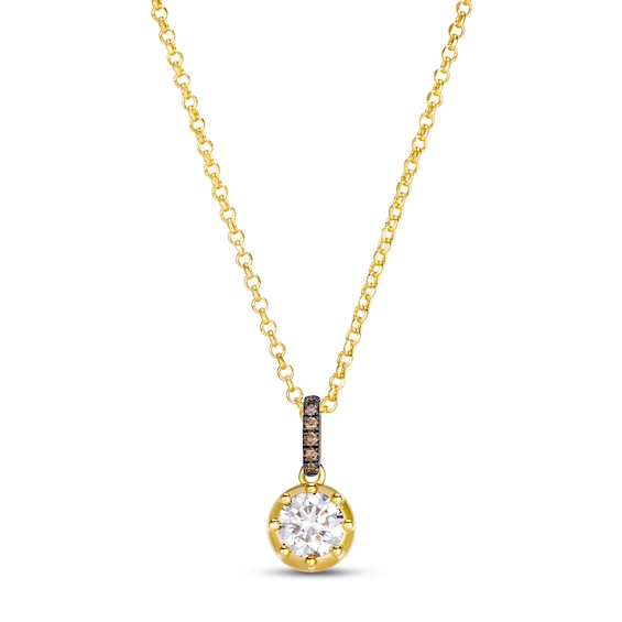 Le Vian Georgian Collection Diamond Necklace 3/4 ct tw 14K Honey Gold 19"