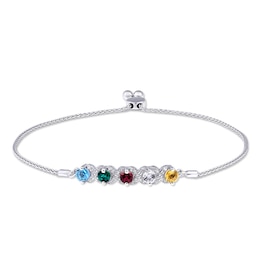 Birthstone Family & Mother's Bracelet (2-5 Stones)
