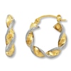 Thumbnail Image 1 of Hoop Earrings 14K Yellow Gold