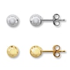 Thumbnail Image 0 of Ball Earrings Set 14K Two-Tone Gold