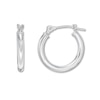 Thumbnail Image 1 of Hoop Earrings 14K White Gold 15mm