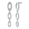 Thumbnail Image 1 of Di Modolo Dangle Earrings 18K White Gold
