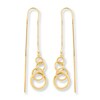 Thumbnail Image 0 of Circle Threader Earrings 10K Yellow Gold