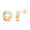 Thumbnail Image 1 of Love Knot Earrings 14K Tri-Color Gold