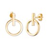 Thumbnail Image 1 of Circle Stud Earrings 14K Yellow Gold