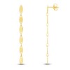 Thumbnail Image 1 of Tapered Disc Drop Earrings 14K Yellow Gold