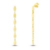 Thumbnail Image 2 of Tapered Disc Drop Earrings 14K Yellow Gold