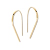 Thumbnail Image 0 of Flat Wire Threader Earrings 14K Yellow Gold