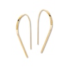 Thumbnail Image 1 of Flat Wire Threader Earrings 14K Yellow Gold
