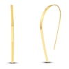 Thumbnail Image 1 of Flat Wire Threader Earrings 14K Yellow Gold