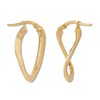 Thumbnail Image 0 of Twist Hoop Earrings 10K Yellow Gold