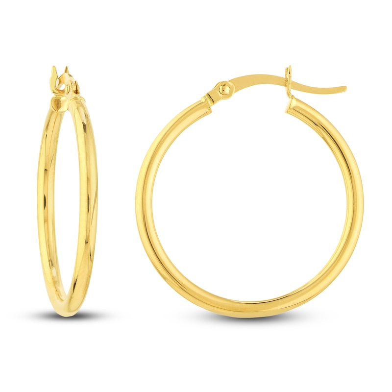 Round Hoop Earrings 14K Yellow Gold | Jared
