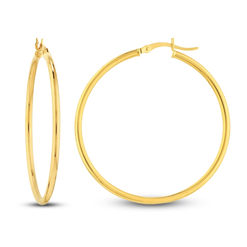 Main Image 1 of Hoop Earrings 14K Yellow Gold 40mm