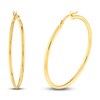 Thumbnail Image 2 of Hoop Earrings 14K Yellow Gold 40mm