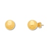 Thumbnail Image 2 of Round Ball Stud Earrings 10K Yellow Gold