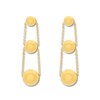 Thumbnail Image 2 of Drop Earrings Round Sphere 14K Yellow Gold