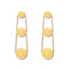 Thumbnail Image 1 of Drop Earrings Round Sphere 14K Yellow Gold