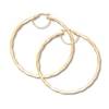Thumbnail Image 1 of Round 50mm Hoop Earrings 10K Yellow Gold