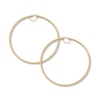 Thumbnail Image 1 of Round 75mm Hoop Earrings 10K Yellow Gold