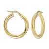 Thumbnail Image 0 of Twist Hoop Earrings 14K Yellow Gold