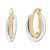 Thumbnail Image 0 of Double Hoop Earrings 14K Two-Tone Gold