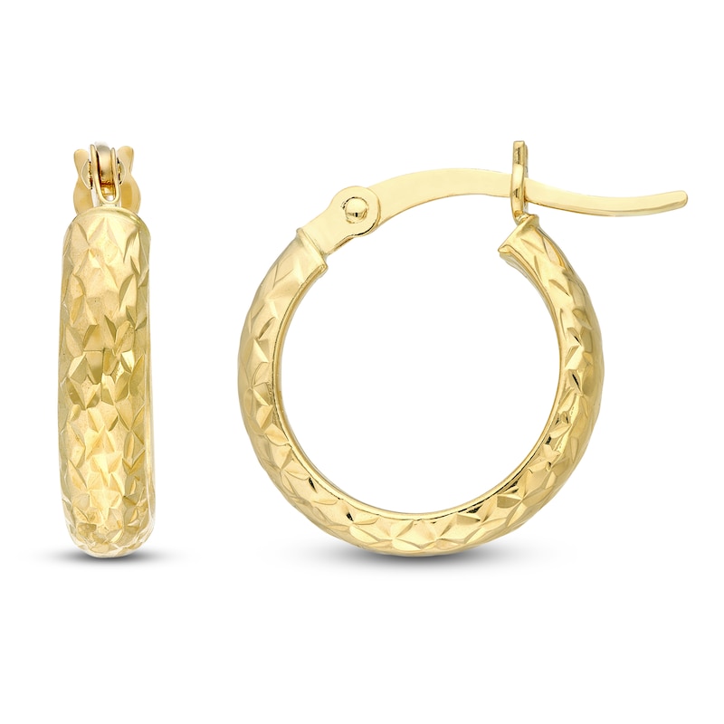 Main Image 1 of Hoop Earrings 14K Yellow Gold 15mm